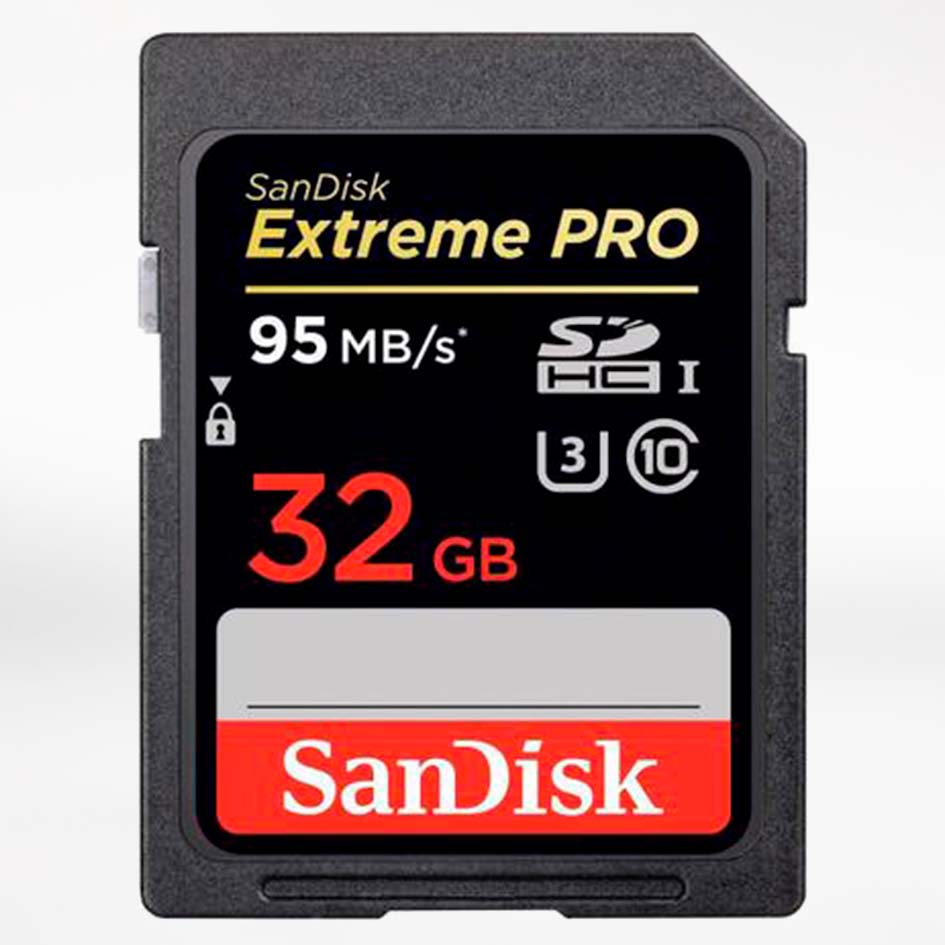 Cartão de memória SanDisk 32GB 95MBb/s